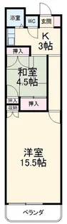 アミューズコート【3階】の間取り