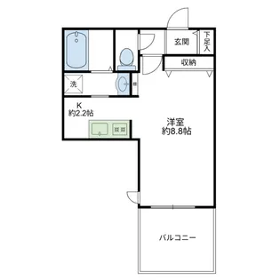 PALM SPRINGS 下丸子【4階】の間取り