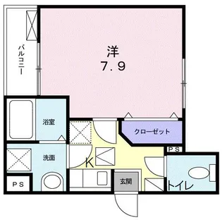 エイジングY・M・J【1階】の間取り