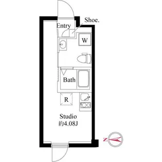 ファーヴァル代々木上原【4階】の間取り