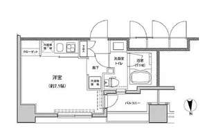 東急セットアップレジデンス恵比寿【12階】の間取り