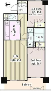 クラッサ調布【3階】の間取り