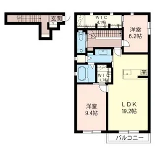 メゾンなごみ【2階】の間取り
