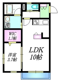 サフォレ沙羅【2階】の間取り