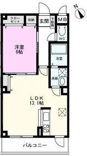 グラン9【1階】の間取り
