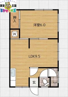 Peace Maioson 白木【1階】の間取り