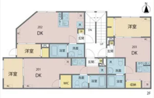 MIREA浮間舟渡【2階】の間取り