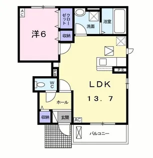 フォロ・ロマーノ A【1階】の間取り