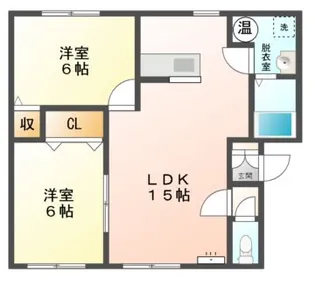 Mハイツ宮の森10【2階】の間取り