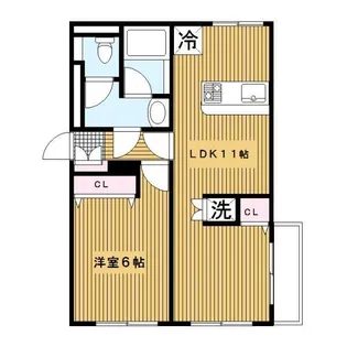 ライフピュア横浜上大岡【2階】の間取り