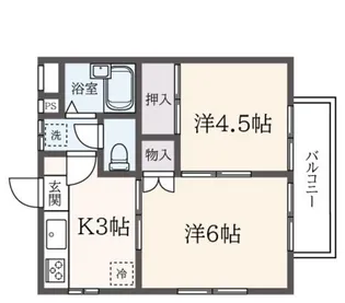 マスドハイツ【2階】の間取り
