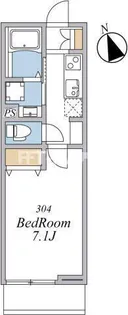 ウィンドテラス津田沼II【3階】の間取り