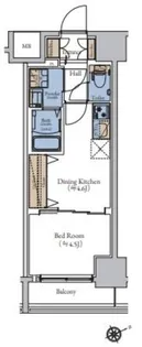 エスティメゾン大森【4階】の間取り