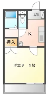 ハイツニュータウンB【3階】の間取り