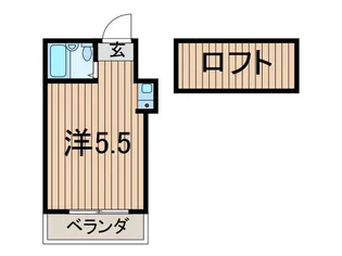 サンわらびハイム【1階】の間取り