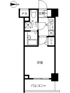 スカイコート川崎西口【6階】の間取り