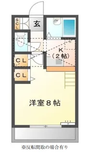 レジデンス殿川【2階】の間取り