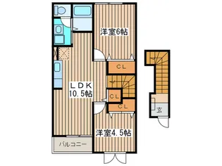 ベルウッド【2階】の間取り