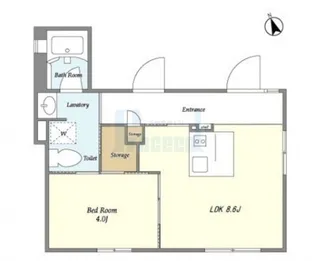 FARE池袋I【2階】の間取り