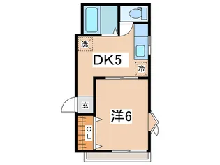 コ-ポ・ラフォ-レ【2階】の間取り