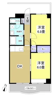 マ・メゾン天王【2階】の間取り