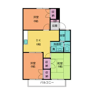 セジュール土屋 A【2階】の間取り
