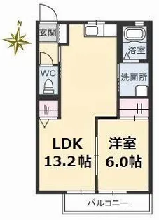 アスリートVII【2階】の間取り