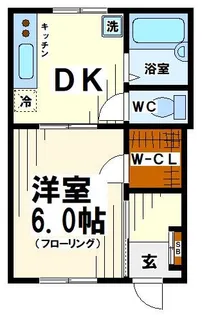 小沼ハイツ【1階】の間取り