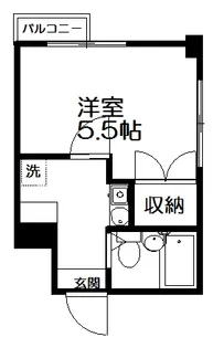 サンハイツアイダ【2階】の間取り