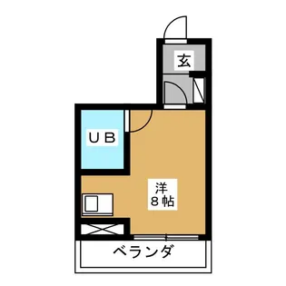 ヴィラ優【7階】の間取り