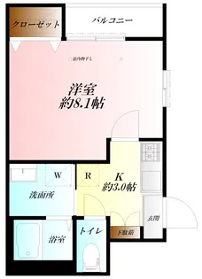 ラ・メゾン桜木【2階】の間取り