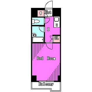 ルーブル蒲田八番館【5階】の間取り