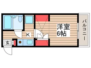 ジュネパレス松戸第156【2階】の間取り