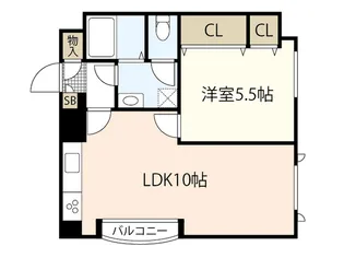 ライオンズマンション国泰寺【9階】の間取り