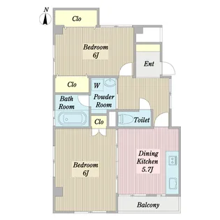 ベルウッド【1階】の間取り