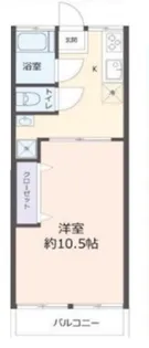 江古田マンション【3階】の間取り