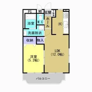 グランディール(麻生田)【1階】の間取り