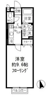 サクラアヴェニュー【1階】の間取り