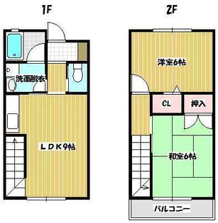 クラージュの間取り