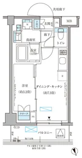 パークアクシス文京本郷【3階】の間取り