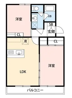 マンションカメリアII【1階】の間取り