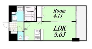 プレサンス大手前ピリオド【3階】の間取り