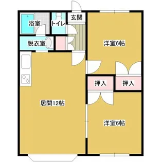 シャルマン緑町【3階】の間取り