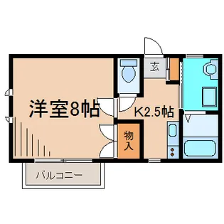 湘南メゾンK【2階】の間取り