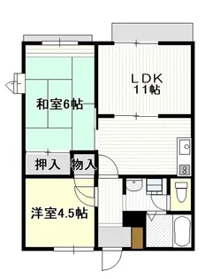 メゾン金子【2階】の間取り