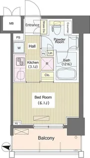i-Suite HigashiNakano【9階】の間取り