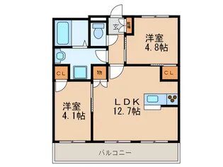 光第一ビル【5階】の間取り