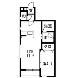 Retro Base【1階】の間取り