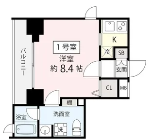 ペルル亀戸【2階】の間取り