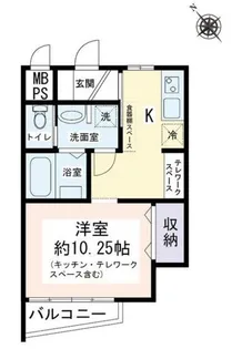 メゾンK【3階】の間取り